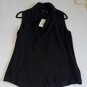 Elegant Black Sleeveless Top